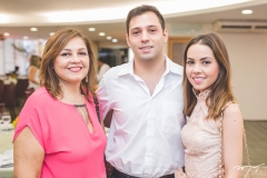 Rosângela Cavalcante, Ricardo Cavalcante e Natasha Dias Branco
