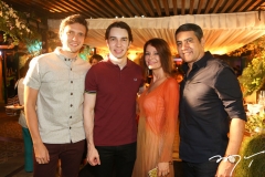 Ben Pedrosa, André Albuquerque, Suzana Farias e Eduardo Morais