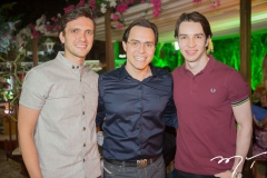 Ben Pedrosa, Francisco Campelo e André Albuquerque