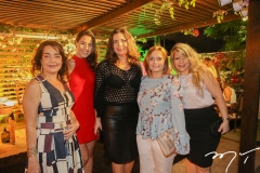 Isabel Pires, Gabriela e Daniela Fiuza, com Lúcia Freitas e Cris Chaves