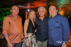 Jorge Brandão, Bel e Osley Machado, com Weiber Xavier