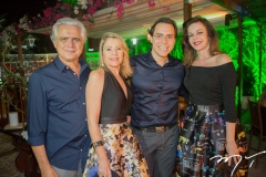 Osley e Bel Machado, com Francisco Campelo e Gláucia Andrade