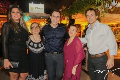 Paola, Yolanda, Francisco, Valquíria e Paulo Eduardo Campelo