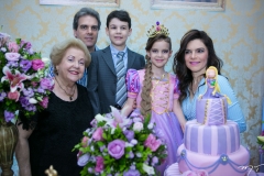 Elena, Roberto, Luís Eduardo e Gabriela Coretti e Fabiana Lustosa