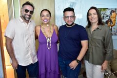 Padua Costa, Gil Santos, Roberto Alves e Denise Bezerra