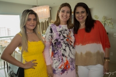 Débora Sena, Giovanna Castro e Ângela Magalhães