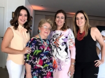 Silvinha Leal, Vera Castro, Giovanna Castro e Gisele Siqueira Campos