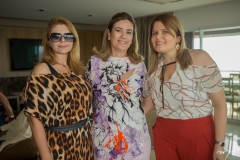 Viviane Bezerra, Giovanna Castro e Daury Carvalho