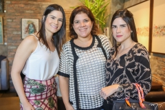 Camile Quintão, Gisela Vieira e Marilia Vasconcelos