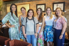Rebeca Albuquerque, Liduina Bezerra, Gisela Vieira, Thais e Andrea Libman e Gorete Vieira