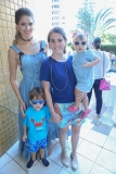 Rebeca Bastos, Lucas, Patrícia e Sofia Feitosa
