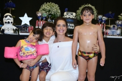 Sarah e Rafael Leal, Márcia Andréa e Henri Bastos