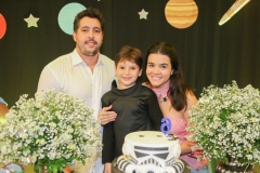 Thiago Leal, Henri Bastos e Priscila Leal