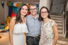 Marina Machado, Fábio Gentili e Fernanda Barreira