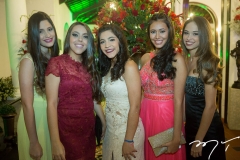 Paula Ximenes, Lara Borges, Sara Esmeraldo, Beatriz Rocha e Fernanda Figueiredo