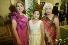 Samira Guimarães, Alódia Castro e Alódia Guimarães