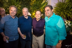 Cláudio Rocha, Tasso Jereissati, Igor Queiroz Barroso e Edson Queiroz Neto