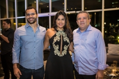Pedro Napoleão, Larissa Roriz e Jaime Cavalcante