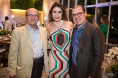 Peter, Luciana e Flávio Cohn