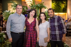 Randal e Gina Pompeu, Michele Uchoa e Antônio Almeida
