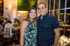 Sarah Carneiro e Sarquis Fermanian
