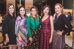 Trícia Benevides, Karine Loiola, Márcia Travessoni, Gina Pompeu e Andréa Delfino