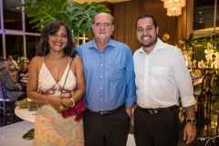 Valdinéia e Mauro Peraza e Ednardo Barros