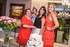 Ila Bezerra, Liz e Aline Borges e Andréa Delfino