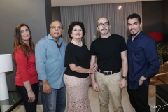 Edilia Alencar, Victor Hugo, Ilia e Celso Alencar e Kaio Freitas