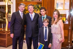 Alessandro Cidrão, Juliano, Vinícius, Álvaro e Patrícia Campos