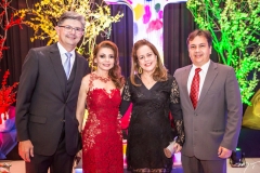Alessandro e Metoniza Cidrão, Catarina Vasconcelos e Alexandre Pessoa