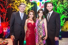 Alessandro e Metoniza Cidrão, Renata e Rafael Aeris