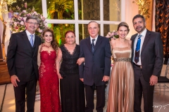 Alessandro e Metoniza Cidrão, Velmira Nogueira e Meton Vieira, Andréa e Ricardo Montefusco