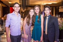 Assis Colares, Laís Rosman, Clara Oliveira e Christian Dias
