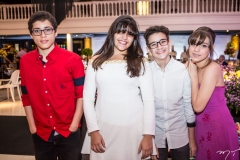 Felipe Eduardo, Eduarda Beviláqua, Wirley Ribeiro e Ingrid Sales