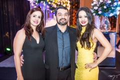 Mirella Grimaldi, Daniel Marinho e Catherine Grimaldi