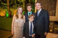 Patrícia, Vinícius, Álvaro e Juliano Campos