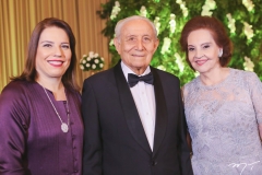 Denise, Humberto e Norma Bezerra