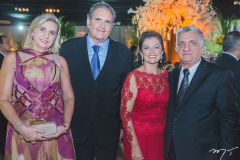 Ione Fiúza, Luiz Fiúza, Maria Inês e Sérgio Armando Benevides