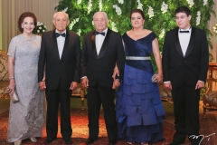 Norma e Humberto Bezerra, Adauto, Silvana e Arthur Bezerra