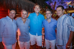 Aderaldo Silva, Ivan Bezerra, Philip Brookes, Francisco Marinho e Cláudio Moreira