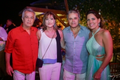 Clóvis e Pretinha Rolim, Ivan Bezerra e Ana Carolina Fontenele