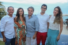 Luis, Cristina Brasil, Ivan Bezerra, Vitor e Paula Brasil
