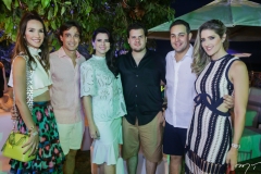 Marcela e Rodrigo Carvalho, Priscila e Humberto Fontenele, Bruno e Rebeca Bastos