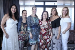 Izabela Fiúza, Isabela Fonseca, Daniela Fradique, Itala Ventura, Ailza Ventura e Sandra Fujita