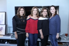 Simone Jereissati, Inês Albuquerque, Najla Correia e Isabel Ary