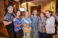 Alisson Aragão, Tereza Brasil, Gorete Cavalcante, Janice Machado, Aldemir Brasil e Rosinha Gomes