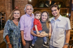 Janice, Eduardo, Romeu, Roberta e André Machado