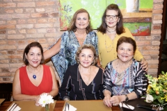 Maria Celia Bardawil, Janice Machado, Helena Cidrão, Rosangela Leão e Dina Aveske