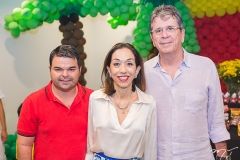 Igor, Márcia e Márcio Távora